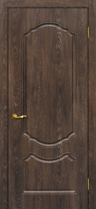 Межкомнатная дверь ПВХ Мариам Сиена-2, глухая, дуб корица