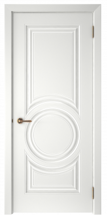 Межкомнатная дверь эмаль Luxor Скин-5, глухая, белый