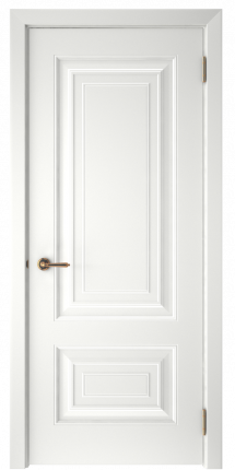 Межкомнатная дверь Скин-6, глухая, белый