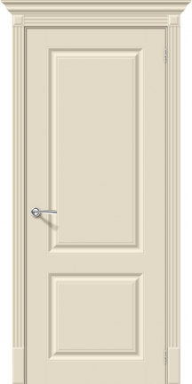 Межкомнатная дверь Скинни-12, глухая, крем