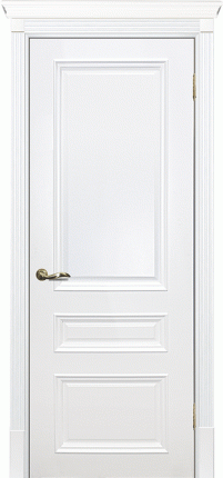 Межкомнатная дверь эмаль Текона СМАЛЬТА 06, глухая, белый