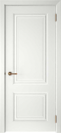 Межкомнатная дверь СМАЛЬТА-42, глухая, белый