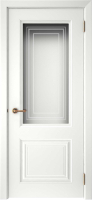 Межкомнатная дверь эмаль Текона СМАЛЬТА-42, остекленная, белый