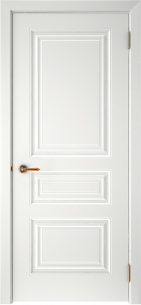 Межкомнатная дверь СМАЛЬТА-44, глухая, белый