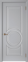 Межкомнатная дверь СМАЛЬТА-45, глухая, серый ral 7036
