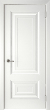 Межкомнатная дверь СМАЛЬТА-46, глухая, белый