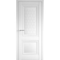 Межкомнатная дверь Спарта 2 остеклённая белый