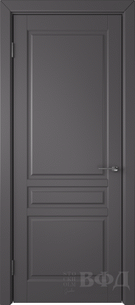 Межкомнатная дверь эмаль VFD Стокгольм, глухая, графит