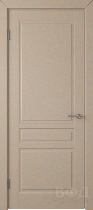 Межкомнатная дверь эмаль VFD Стокгольм, глухая, латте