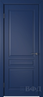 Межкомнатная дверь VFD Стокгольм, глухая, синий
