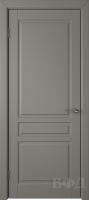 Межкомнатная дверь VFD Стокгольм, глухая, темно-серый