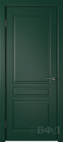 Межкомнатная дверь эмаль VFD Стокгольм, глухая, зеленый