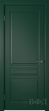 Межкомнатная дверь эмаль VFD Стокгольм, глухая, зеленый