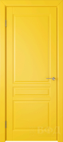 Межкомнатная дверь эмаль VFD Стокгольм, глухая, желтый