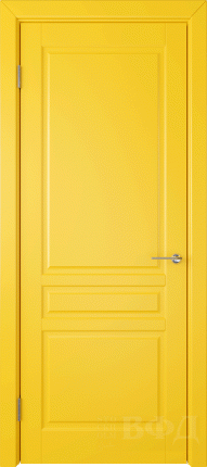 Межкомнатная дверь эмаль VFD Стокгольм, глухая, желтый