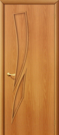 Межкомнатная дверь ламинированная 8Г Стрелиция, глухая, миланский орех