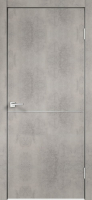 Межкомнатная дверь экошпон Velldoris TECHNO M1, глухая, муар светло-серый