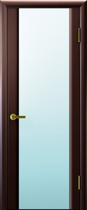 Шпонированная межкомнатная дверь Техно-3, остеклённая, Регидорс венге