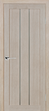 Межкомнатная дверь экошпон Мариам Техно 602, остеклённая, капучино