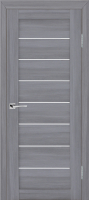 Межкомнатная дверь Техно 608, остеклённая, светло-серый