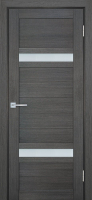 Межкомнатная дверь экошпон Мариам Техно 705, остекленная, грей