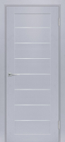 Межкомнатная дверь экошпон Мариам Техно 708, остекленная, муссон