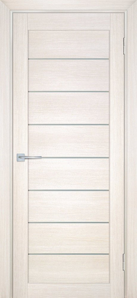 Межкомнатная дверь экошпон Мариам Техно 708, остекленная, сандал бежевый
