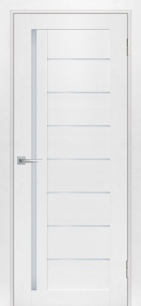Межкомнатная дверь Техно 741, остекленная, белоснежный