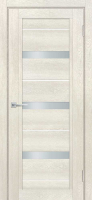 Межкомнатная дверь экошпон Мариам Техно 803, остекленная, бьянко