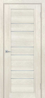 Межкомнатная дверь экошпон Мариам Техно 806, остекленная, бьянко