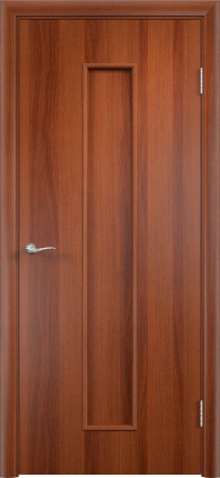 Межкомнатная дверь ламинированная Тифани, глухая, итальянский орех