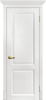 Межкомнатная дверь экошпон Мариам Тоскана-1, глухая, пломбир