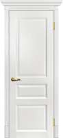 Межкомнатная дверь экошпон Мариам Тоскана-2, глухая, пломбир