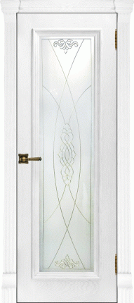 Межкомнатная дверь Тоскана, остеклённая, perla