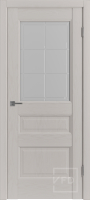 Межкомнатная дверь экошпон VFD Trend 3, остекленная, Fleet Soft