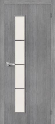 Межкомнатная дверь Тренд-4, остеклённая, 3D Grey
