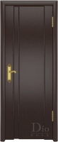 Межкомнатная дверь шпонированная DioDoor Триумф-1, глухая, венге