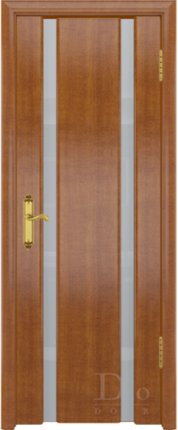 Межкомнатная дверь Триумф-2, остеклённая, анегри