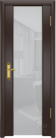 Межкомнатная дверь Триумф-3, остеклённая, венге (белое)