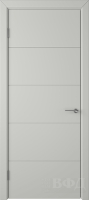 Межкомнатная дверь VFD Тривиа 50ДГ02, глухая, Cotton светло-серый