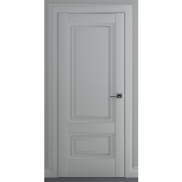 Межкомнатная дверь Турин B1, глухая, серый