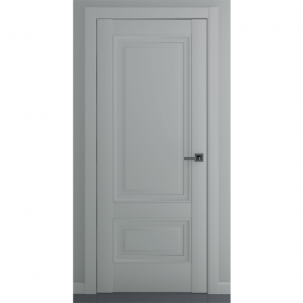 Межкомнатная дверь Турин B2, глухая, серый