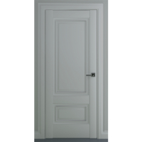 Межкомнатная дверь Турин B3, глухая, серый