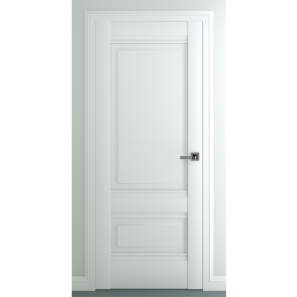 Межкомнатная дверь Турин B4, глухая, белый