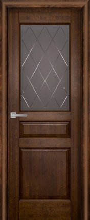 Межкомнатная дверь Валенсия ДО, античный орех