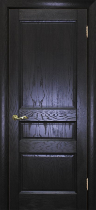 Межкомнатная дверь шпон Текона Вайт 02, глухая, дуб патинированный