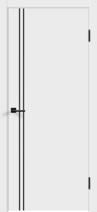 Межкомнатная дверь Velldoris Flat M2, глухая, эмаль белая RAL-9003