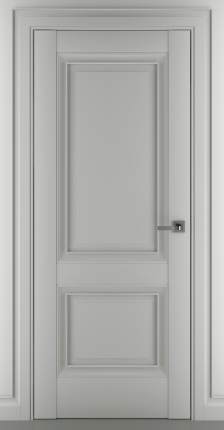 Межкомнатная дверь Венеция B1, глухая, серый