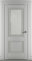 Межкомнатная дверь Венеция B1, остекленная, серый