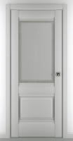 Межкомнатная дверь Венеция B4, остекленная, серый